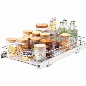 VEVOR ausziehbares Gewürzregal 310x533x85 mm Spülschrankregal Küchenschrank Schiebeschublade Waschbecken Gewürzregal Schrank Organizer Unterschrankregal 355x558x177 mm Installationsgröße