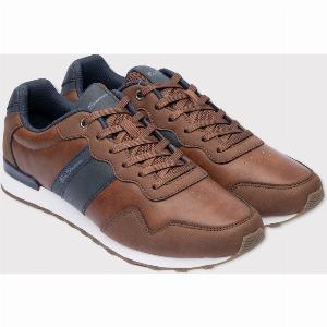Get 29 Discount on Tan Retro Trainers