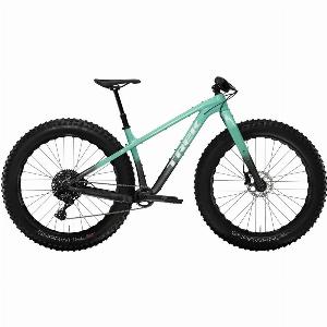 TREK Farley 5 Fat Bike in Satin Blue Sage to Lithium Grey Fade