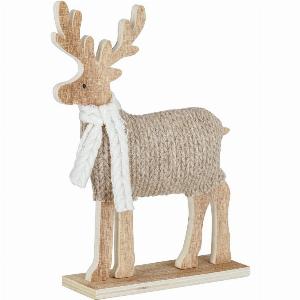 55 Rabatt auf Hirsch Agresa  BeigeWeißNatur 18x5x225 cm