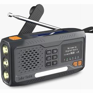 Multifunktionales Kurbelradio DAB 8in1 mit LED SOS und Bluetooth 69 