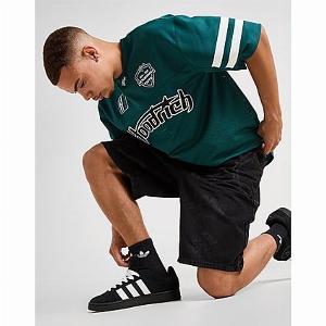 Hoodrich Laser Cut Denim Shorts  Black  Mens