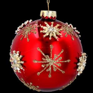 Get 50 Off Gisela Graham Starry Glass Christmas Bauble