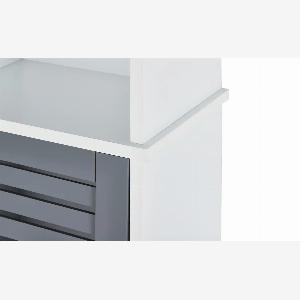 Hochschrank  Nisser  grau  Maße cm B 34 H 165 T 230 Badmöbel  Badschränke  BadHochschränke  Sconto