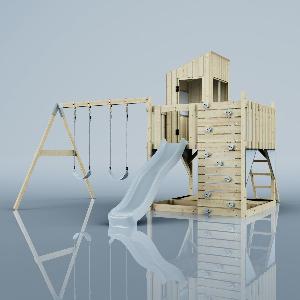 Aire de jeux PolarPlay Henry Trapèze  Bleu glacier