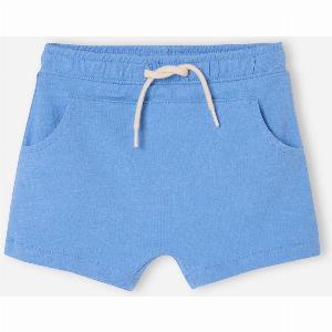 Bermuda Shorts in Fleece for Baby Boys blue