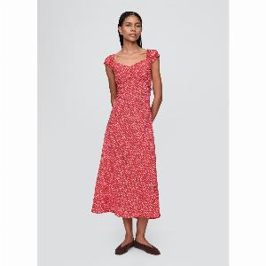 GAP  Abito smanicato fantasia floreale  Rosso Taglia XS
