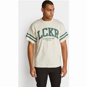 LCKR Retro Homme TShirts  Blanc  Taille XS  Foot Locker