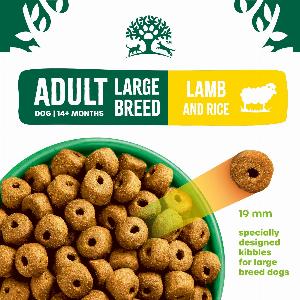 Adult Lamb  Rice Large Breed Dry Dog Food  10kg