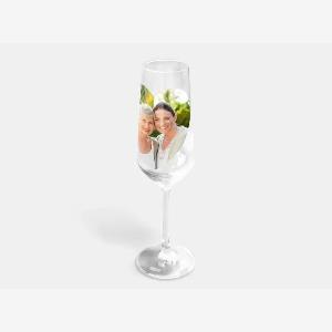 Sektglas mit eigenem Foto online gestalten und bestellen