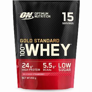 GOLD STANDARD 100 WHEY PROTEIN  Optimum Nutrition  Delicious Strawberry  450