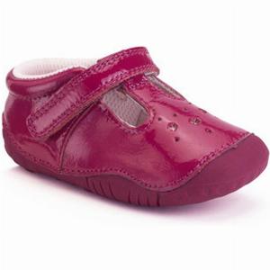 Cherry Red Patent PreWalker TBar Shoes for Baby Girls