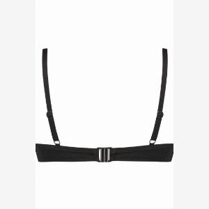 Hunkemöller Haut de maillot de bain à armatures non préformé festonné Noir