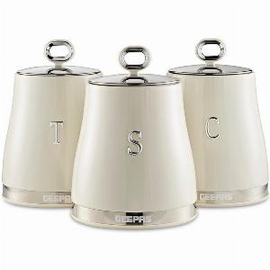 Enjoy 24 Off Retrovive Set of 3 Canisters for Kitchen Storage