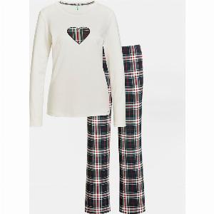 Blauer CheckPyjama in Dunkelblau jetzt für 4999  50  Rabatt