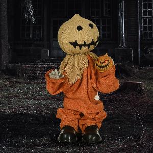Save 36 on HOMCOM 80cm Halloween Scarecrow Prop with lighted eyes