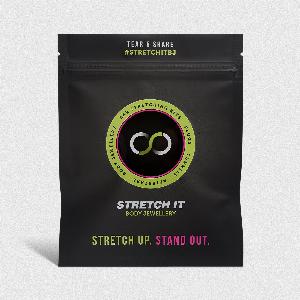 Get 17 Discount on GlowintheDark White Silicone Double Flare Tunnel