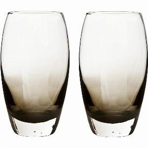 Get 50 Discount on Large Contemporary Smoked Grey Tumblers  Pack of 2