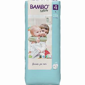 Couches jetables Bambo Nature Maxi Taille 4  48 unités à 1568
