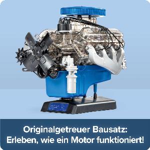 Ford Mustang V8Motor Motorbausatz im Maßstab 14