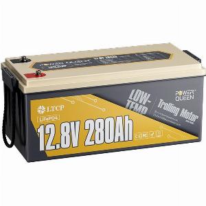Get 13 Off Power Queen 12V 280Ah Lithium Battery for Low Temps