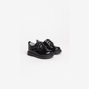 NeroGiardini Outlet Stringate Baby da Bimba Nero