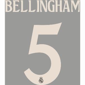 Avery Dennison Adult  Bellingham 5 Real Madrid 3rd 2425 Set  Putty MauveCharcoal  Adult