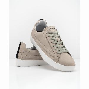 Enjoy 14 Discount on Olympus Nubuck Leather Low Top Trainers in Desert Sand
