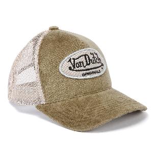 Réduction de 45 sur les casquettes Von Dutch Trucker en beige et kaki