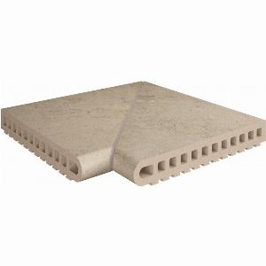 Carrelage Angle Int Piscine Effet Pierre 33x33 R11 Hématite