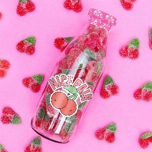 Nice Pair Fizzy Cherries Message Sweet Bottle
