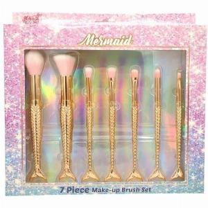 Get 17 Discount on the 7Piece Magic Mermaid Makeup Brush Set