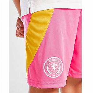 Get 83 Off on Junior Pink adidas Scotland 2025 Away Shorts
