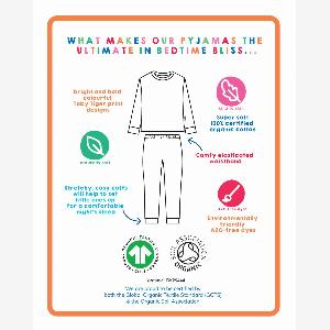 Enjoy 70 Discount on Organic Apple Print Pyjamas Size 1824m 92cm