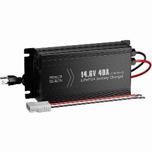 Get 13 Discount Power Queen 146V 40A Charger for 12V LiFePO4 Battery