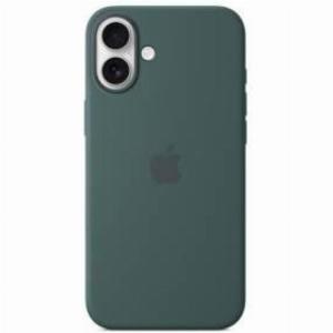 Apple iphone 16 plus silicone case magsafe lake green myyh3zma