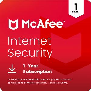 Get 32 Off McAfee Internet Security Antivirus 1 Licence for 1 Year