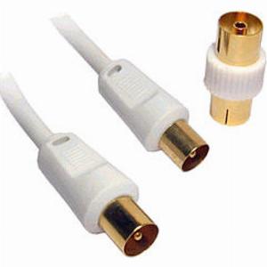 15m GoldPlated Aerial Cable White  Was 10068 Now Only 677
