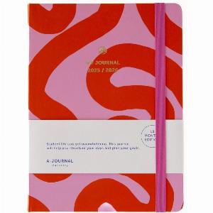 20252026 Academic Diary  A5  Flow Pink