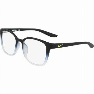 Nike Unisex NIKE 5027 010 Montures optiques Plastique Noir  Carré