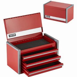 VEVOR Werkzeugkiste Werkzeugkasten Werkzeugkoffer 3 Schubladen 2184x118mm Rot