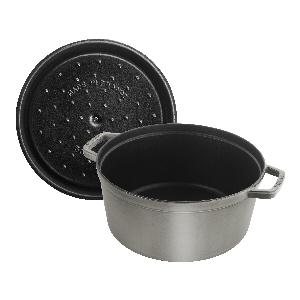 Staub La Cocotte rotonda  28 cm Colore grigio grafite