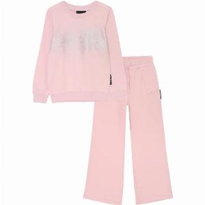 MXM Fashion Sconto del 29% sulla tuta sportiva Orana di John Richmond con glitter rosa