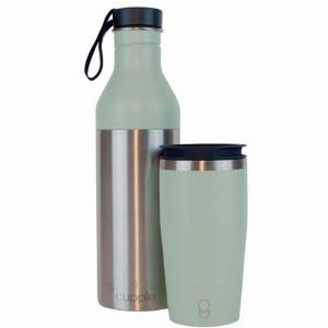 Enjoy 20 Discount on Sea Green Water Bottle Coffee Cup by Cupple