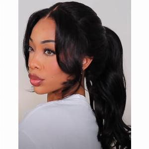 UNice Hair Full Lace Body Wave Transparent Lace Human Hair Wig Preplucked with Baby Hair