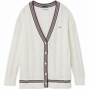 Get 30 Off Lacoste Knit Cardigan  One Size in Pink