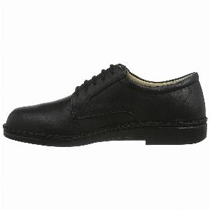 Finn Comfort Milano Leather Mens Lace Up Shoes  Black  SizeUK 10