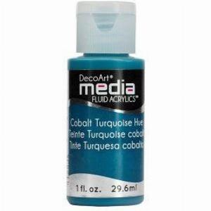 Enjoy 30 Discount on DecoArt Cobalt Turquoise Media Paint