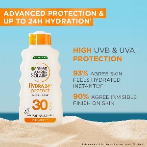 Half Price Garnier Ambre Solaire SPF 30 Hydrating Sun Cream with Vitamin C 175ml