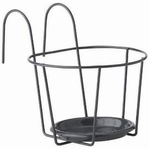 Réduction de 20 sur le portepot de balcon Garden ID 21 cm anthracite